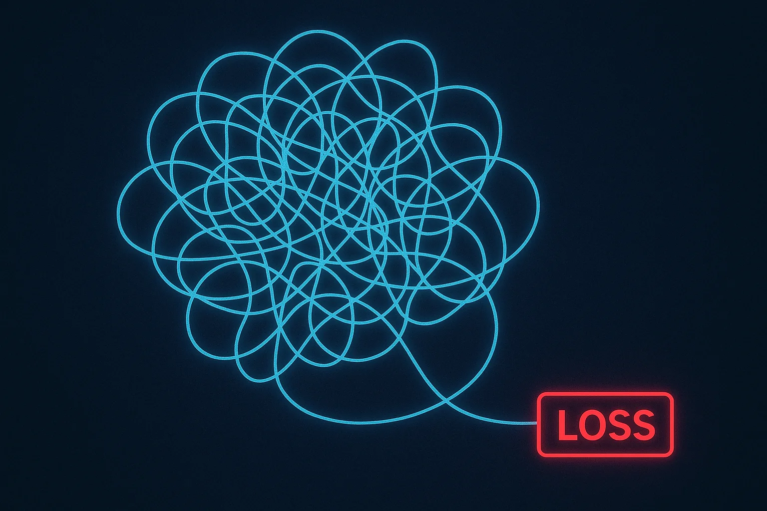 A tangled web representing confusion, frustration, and misse